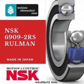 6909 2rs NSK Rulman - Plastik Kapak (45x68x12 - 45*68*12) (61909)